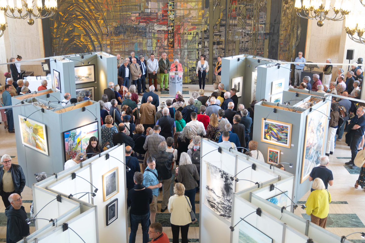 seinemaritime's tweet photo. #CULTURE 🧑🎨 Vernissage du salon des artistes normands
Du 5 au 21 octobre, rendez-vous à l’hôtel du Département à Rouen pour la 119e édition de ce salon qui accueille 3 invités d’honneur :
Charlotte Quentin (pastelliste)
Daniel Guilbert (aquarelliste)
Pascal Girard (graveur) https://t.co/5xVSP7LdA5