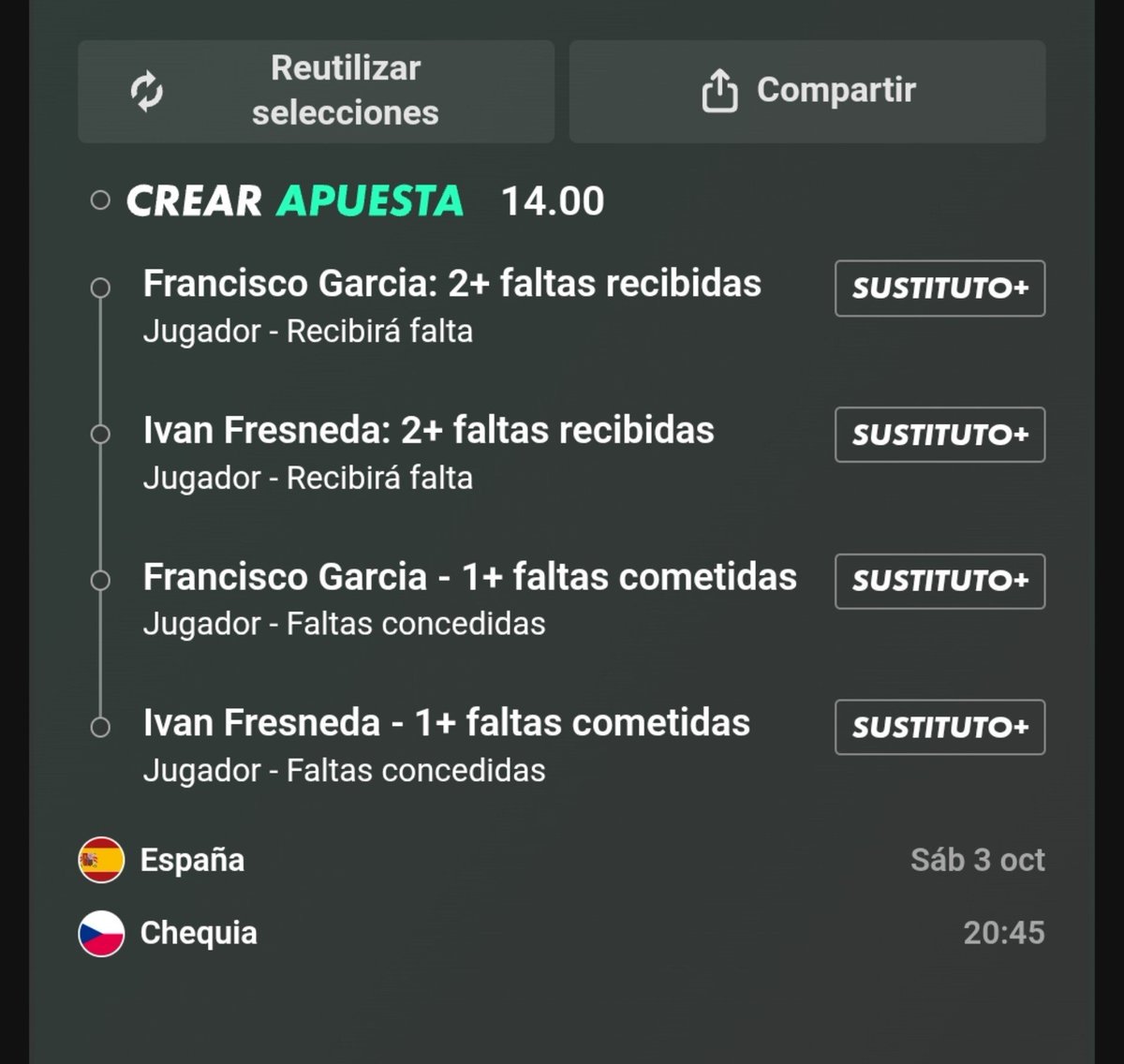 MambaBetss's tweet photo. 🔒Asegurada Cuota 7 &amp; Cuota 14.

Poca cosa de valor en este partido en cuanto a picks asi que vamos con un par de funbets por si suena el campanazo

Teneis una cuota 50 para en el primer comentario 👇🏻 https://t.co/puI4kkADFW