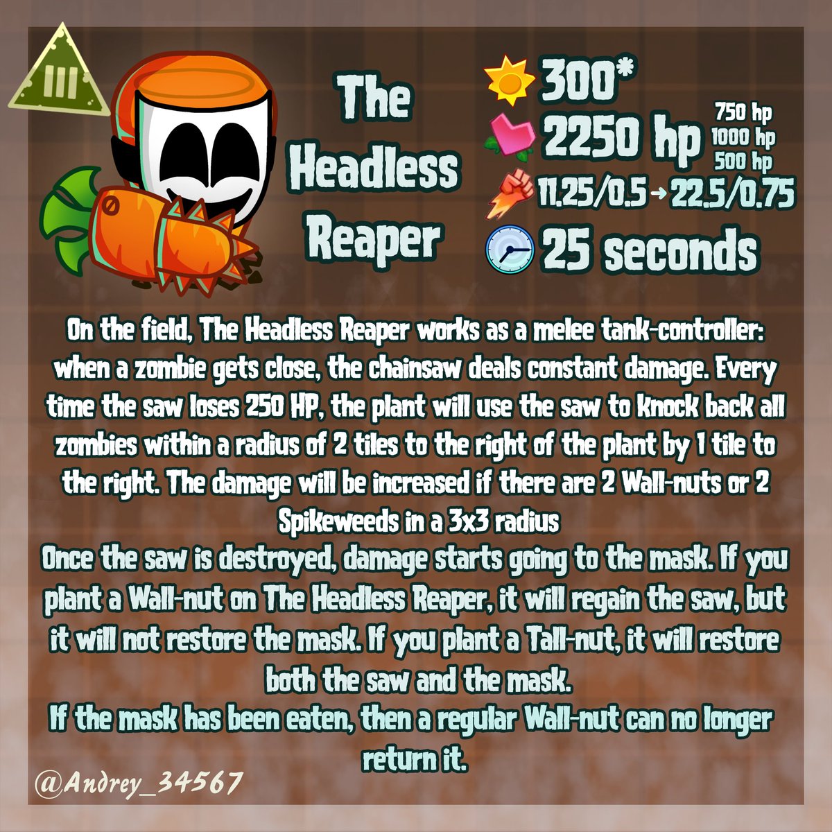 ManPanCake_228's tweet photo. @PvZ3_WCHB Idk I tried to do a new plant for Halloween. https://t.co/uVKOnG0RX9