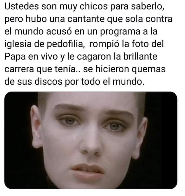 rockywrestling's tweet photo. Te debemos tanto Sinead O’Connor.

03 de octubre de 1992. https://t.co/hGqgA6Knah