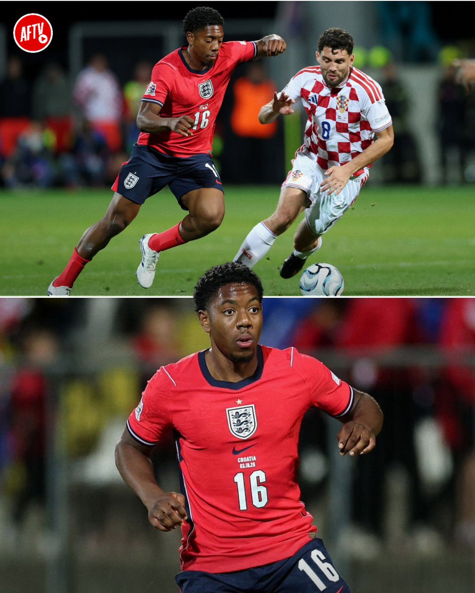 AFTVMedia's tweet photo. 📷 Bukayo Saka played the full 90 minutes, scored a brace, took the joint-most shots (5), created a chance, and earned a 9.0 rating in England’s 7-0 demolition of Croatia.

Ezri Konsa also played the full 90 minutes and recorded 6 defensive contributions, winning 75% of his ground duels.

Eberechi Eze came on and played 20 minutes, while Myles Lewis-Skelly also came on and featured for 11 minutes.
