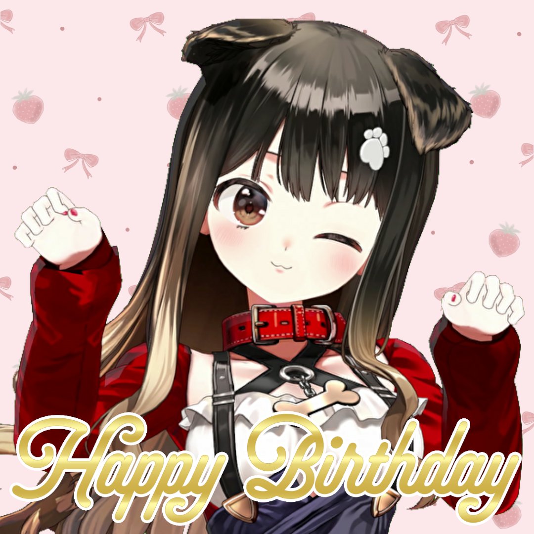 Kyan_VPI's tweet photo. 🎀˚₊⋆⸜ きゃん  ℍ𝕒𝕡𝕡𝕪 𝔹𝕚𝕣𝕥𝕙𝕕𝕒𝕪  ⸝⋆₊˚🎀

また一つ強い犬に🐶近付きました…🫶
おめでとう🎂待っているのだ( ꜆՞ᴗ͈  ̫ ᴗ͈՞)꜆💌
一緒に👐最高の一日にしようねっ🎤💓 https://t.co/mER80WCEBh