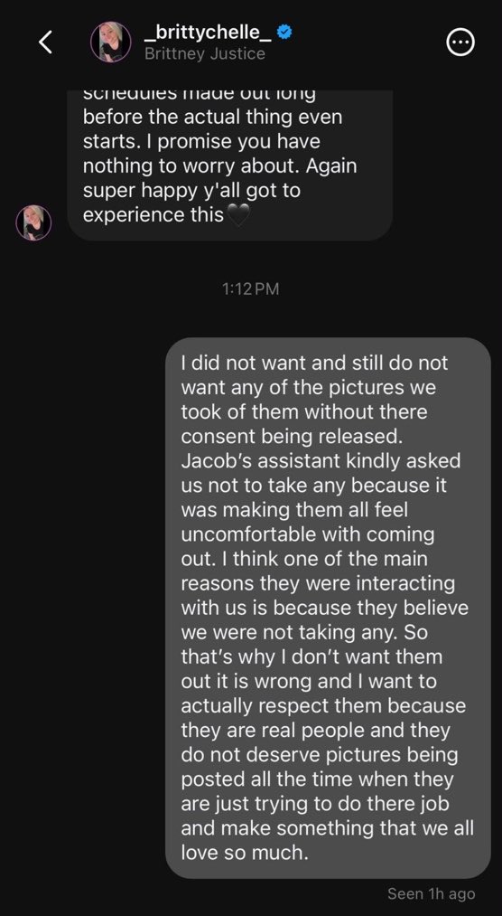 cherrygazes's tweet photo. this drama on threads is cracking me up.  Also crew told you that photos made them uncomfortable to the point of not wanting to come out and you still took them? https://t.co/3o9E3EuGwh