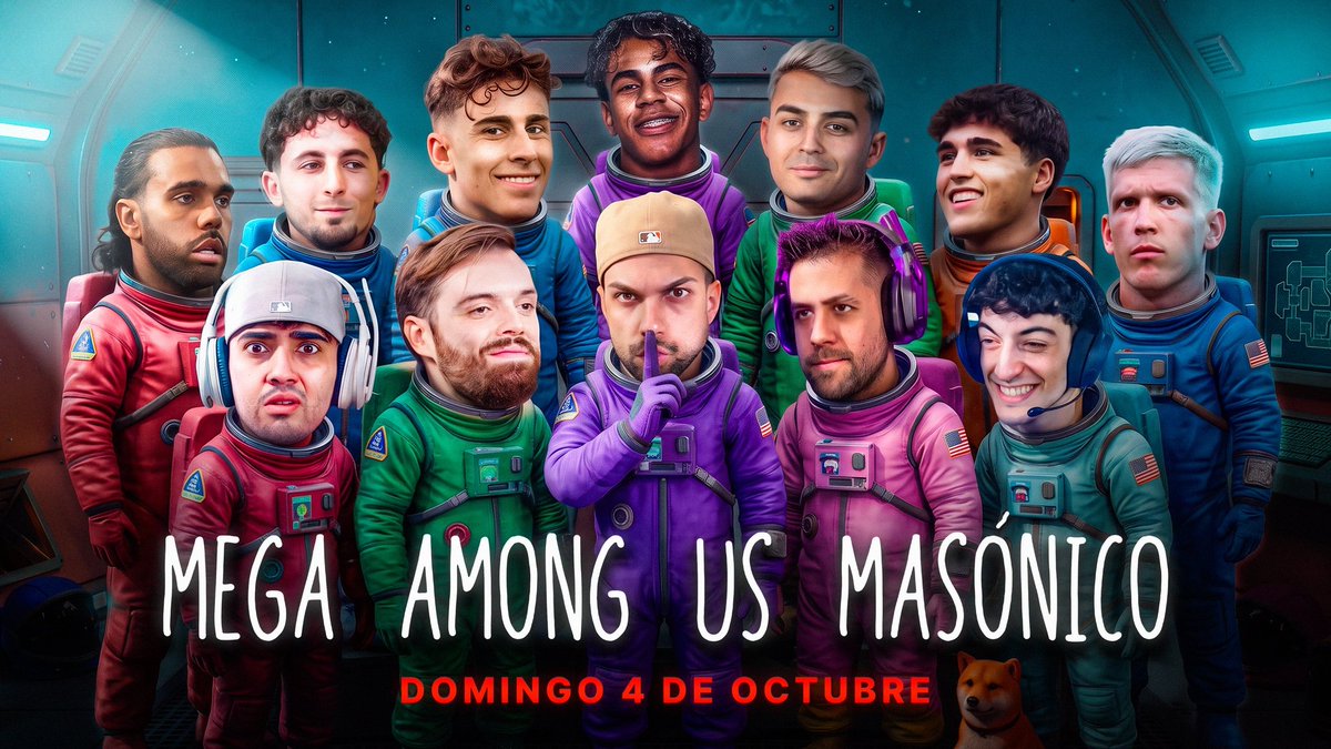 TouchlineX's tweet photo. 🚨🕹️ 𝗡𝗘𝗪: Lamine Yamal, Fermín López, Pedri, Pau Cubarsi, Dani Olmo, David Raya and Yeremy Pino will all play AMONG US tomorrow with some Spanish streamers. https://t.co/M5ipBEqyfY