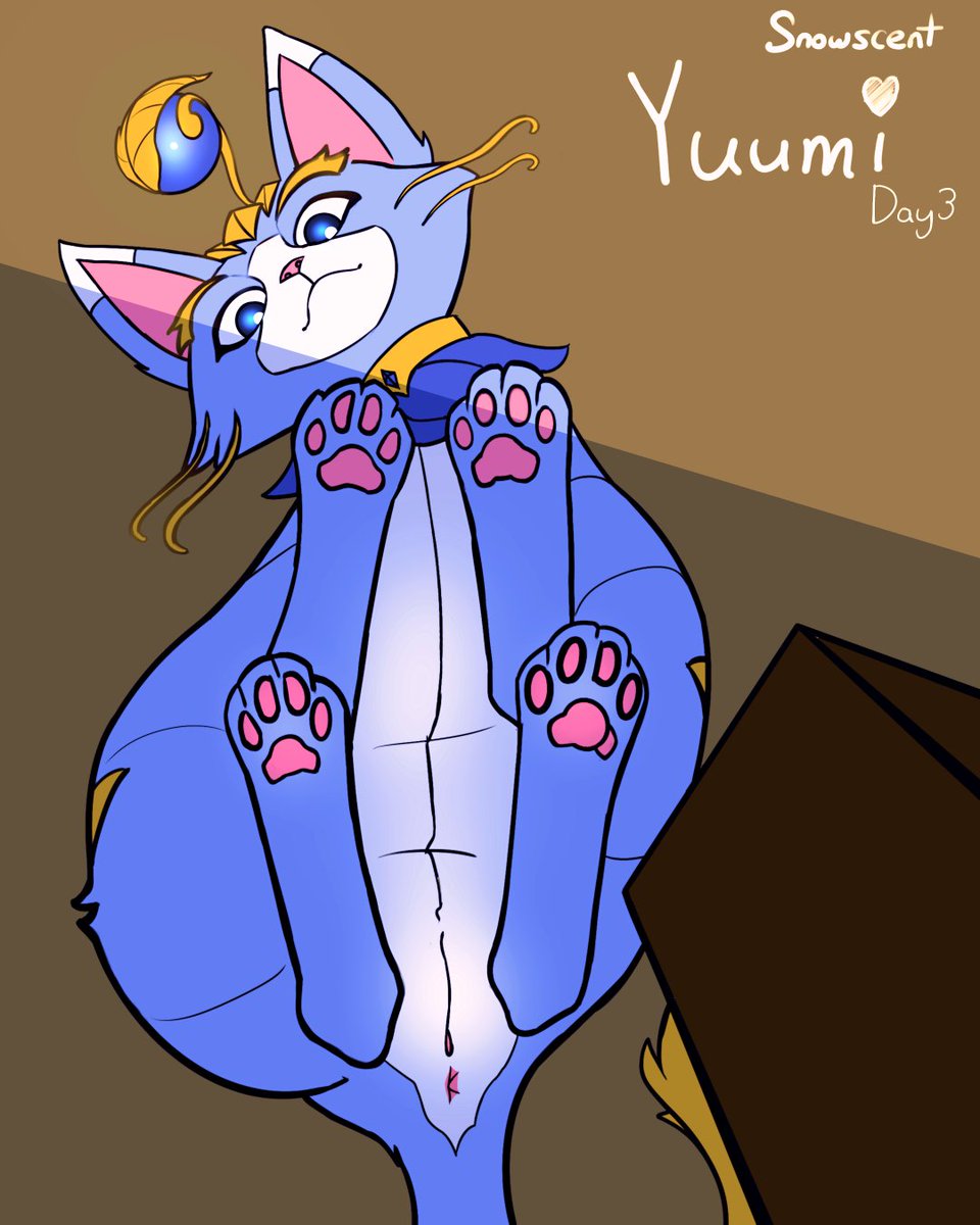 SnowscentArt's tweet photo. #Yuumitober Day 3 ~ Posting everyday through October <3
 
#inktober2026 #yuumi #leaguehentai #explicit #drawtober #from_below #furryart #unexpected #yuumitober https://t.co/s5oPITOfYy