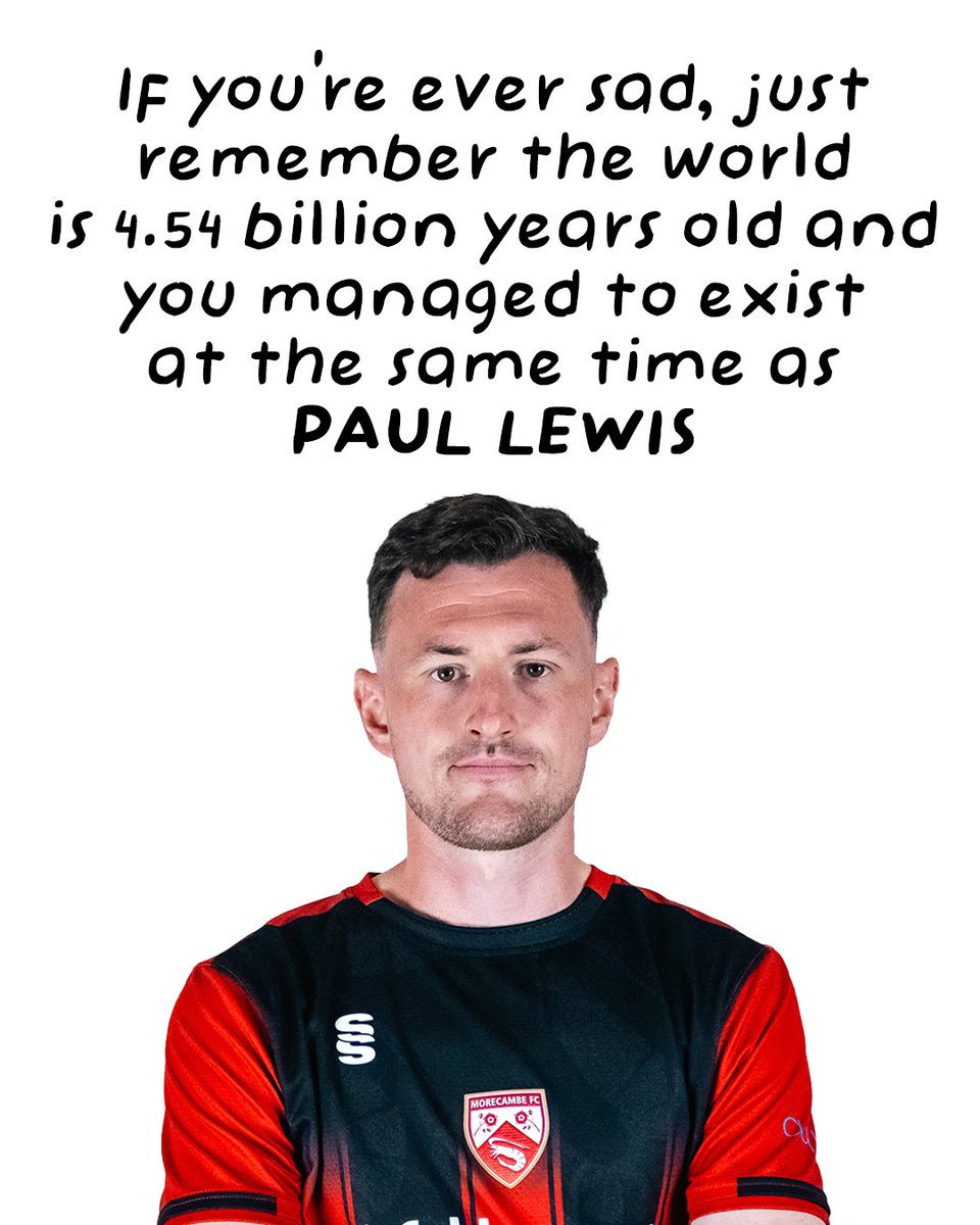 MorecambeFC's tweet photo. Thanks Paul 🤝

#UTS 🦐 https://t.co/Z2ImGBjxtd