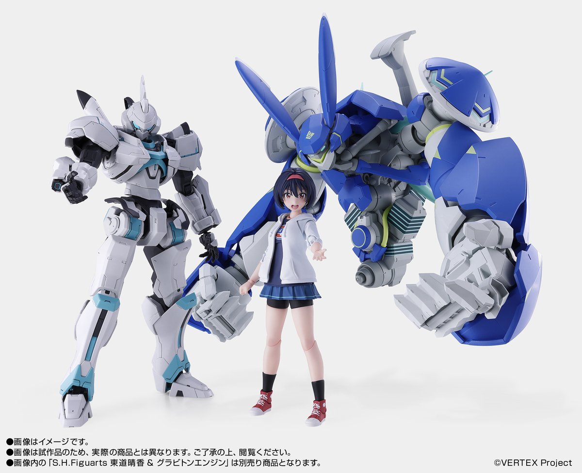 30mpreference's tweet photo. 「S.H.Figuarts 東道晴香＆グラビトンエンジン」商品化決定！

TVアニメ「バーテックスフォース」公開を記念し「30MP ENIA」とのスペシャルカットを公開🌟

第1話を見逃した方も各種配信サイトで順次配信開始！

▼詳細は公式HPをチェック！
https://t.co/CEOLdY0SBr

#バーテックスフォース ＃30MP #t_shf