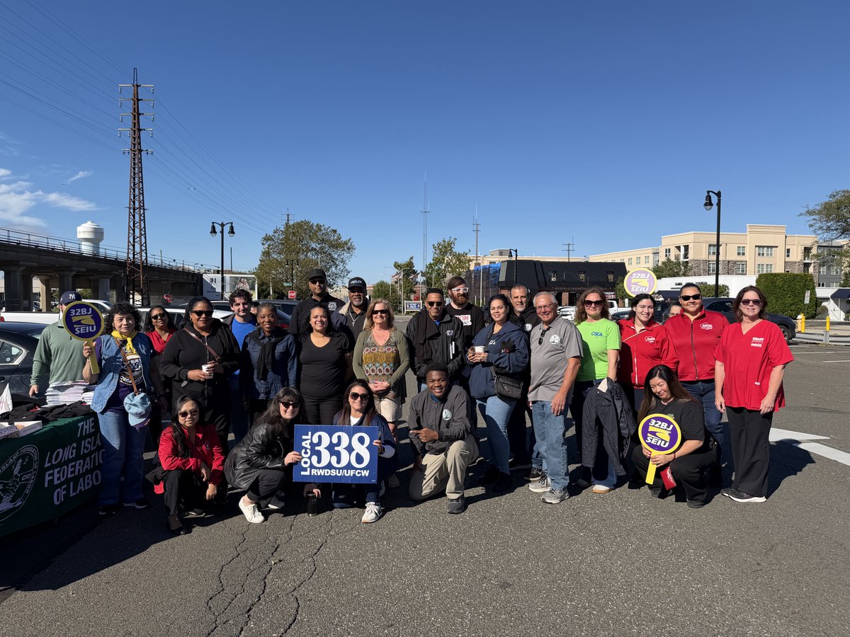 Local338's tweet photo. Election Day is coming up quick, and working people’s voices are more important than ever. That’s why we spent today canvassing for @NYSAFLCIO endorsed candidates Cythia Nuñez, Siela Byno, and Judy Griffin with @LIFEDofLABOR! https://t.co/38rUNxfEfR