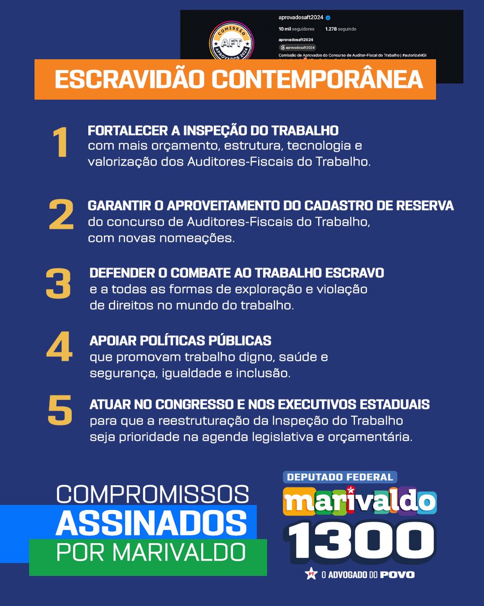 Marivaldo4P's tweet photo. #Marivaldo1300 #AdvogadoDoPovo #CompromissosDeCampanha #JusticaClimatica #PTDF
Propaganda eleitoral | Marivaldo CNPJ: 68.461.968/0001-59 | Coligação DF do Povo: PDT, Federação Brasil da Esperança (PT, PCdoB e PV) e Federação PSOL-Rede. https://t.co/3qCYc3REtA