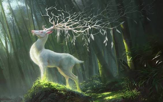 HorrifyingHist1's tweet photo. Anhangá is a protective spirit in Brazilian folklore that is believed to watch over animals, especially females and young ones. It is often depicted as a white deer with red eyes. 🦌👀 #BrazilianFolklore #Anhangá #ProtectiveSpirit https://t.co/EHmWMSBUPC