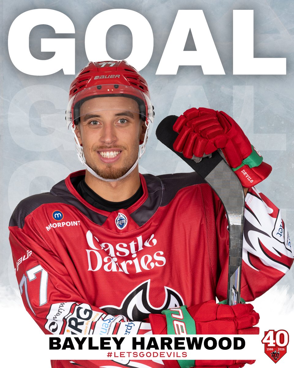 cardiffdevils's tweet photo. We open the scoring early in the second period!!

🚨 #77 Harewood
🍎 #52 Oligny

Timed at 20:21 https://t.co/2adA1LqwaL