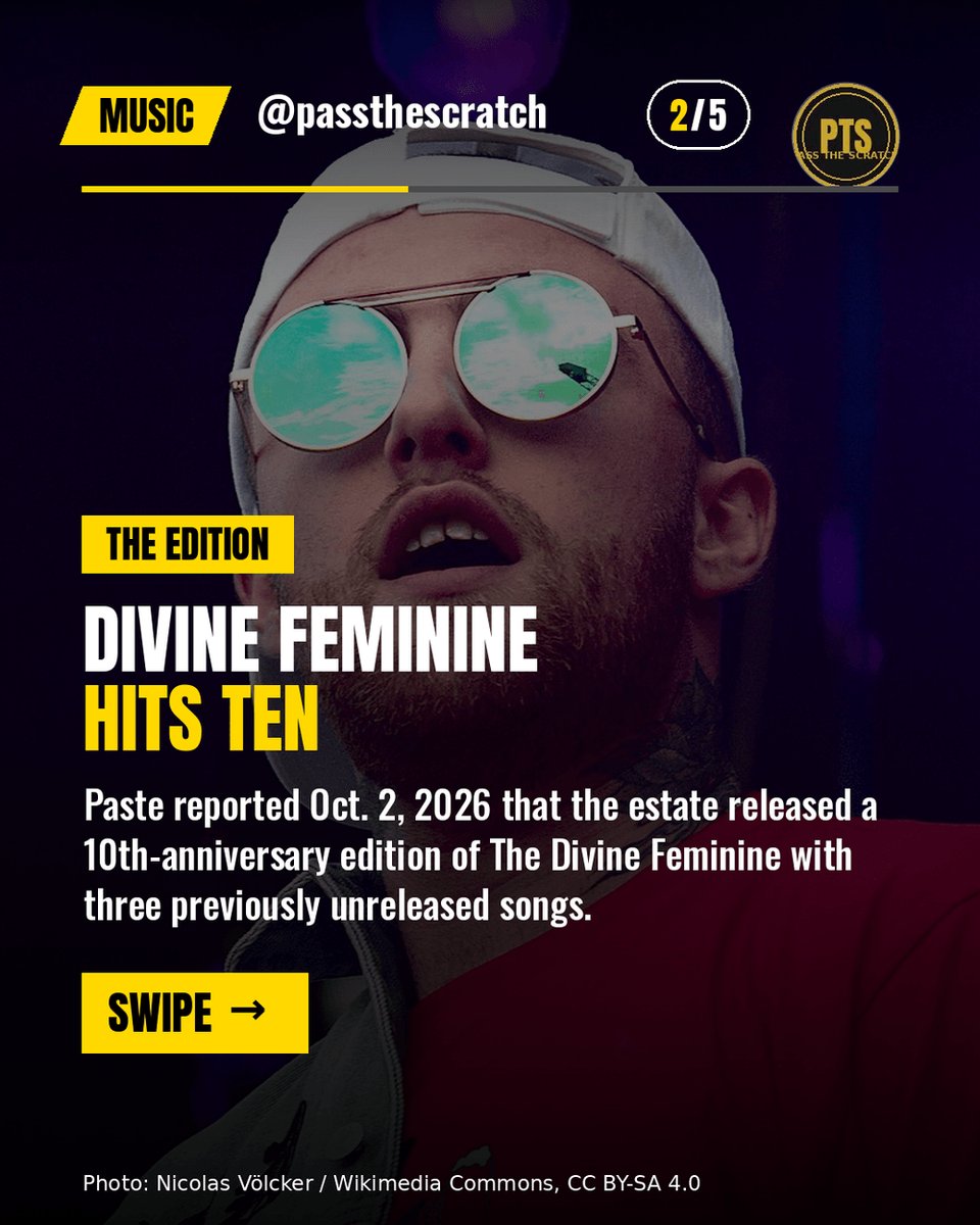 cryptonewb_e's tweet photo. Mac Miller's estate put three songs on a 10th-anniversary Divine Feminine edition: Grand, Chanel 13, and Butterflies with Thundercat. Butterflies came out last month, per Paste.
Pink and fruit-punch vinyl, plus a new site.
#MacMiller #PassTheScratch https://t.co/pcALBRNbmB