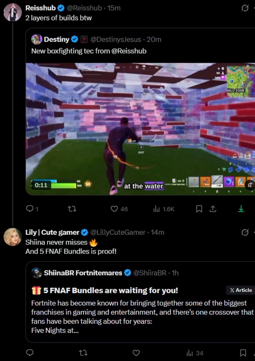 ShiinaBR's tweet photo. .@XCreators @premium How is it possible for a bot/scam account to copy my entire profile branding, get verified by your system, and run a scam campaign under my name?

This scam account, along with multiple accounts connected to it, has been flooding the comment sections of many creators in the Fortnite community for hours. How does X/Twitter not detect this at some point?