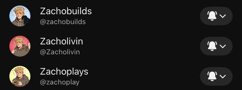 lastlightzammy's tweet photo. zachobuilds zachoplays zacholives how many variants does this guy have bro https://t.co/8j05lcMNIA