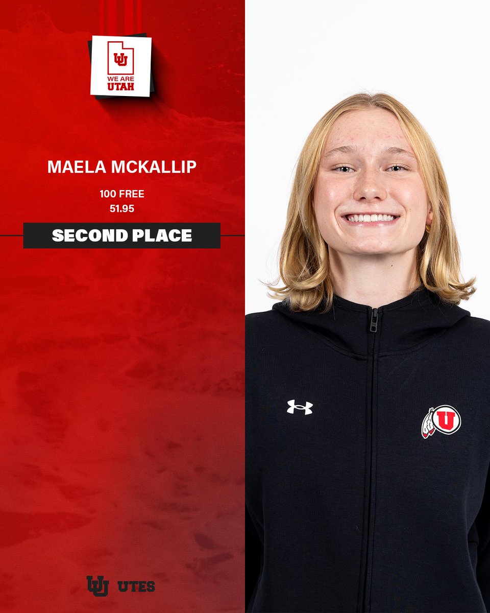 UTAHswimdive's tweet photo. Anotha 🤑

Maela gets her second top five finish in Colorado! #GoUtes https://t.co/BfoiP7XVWz