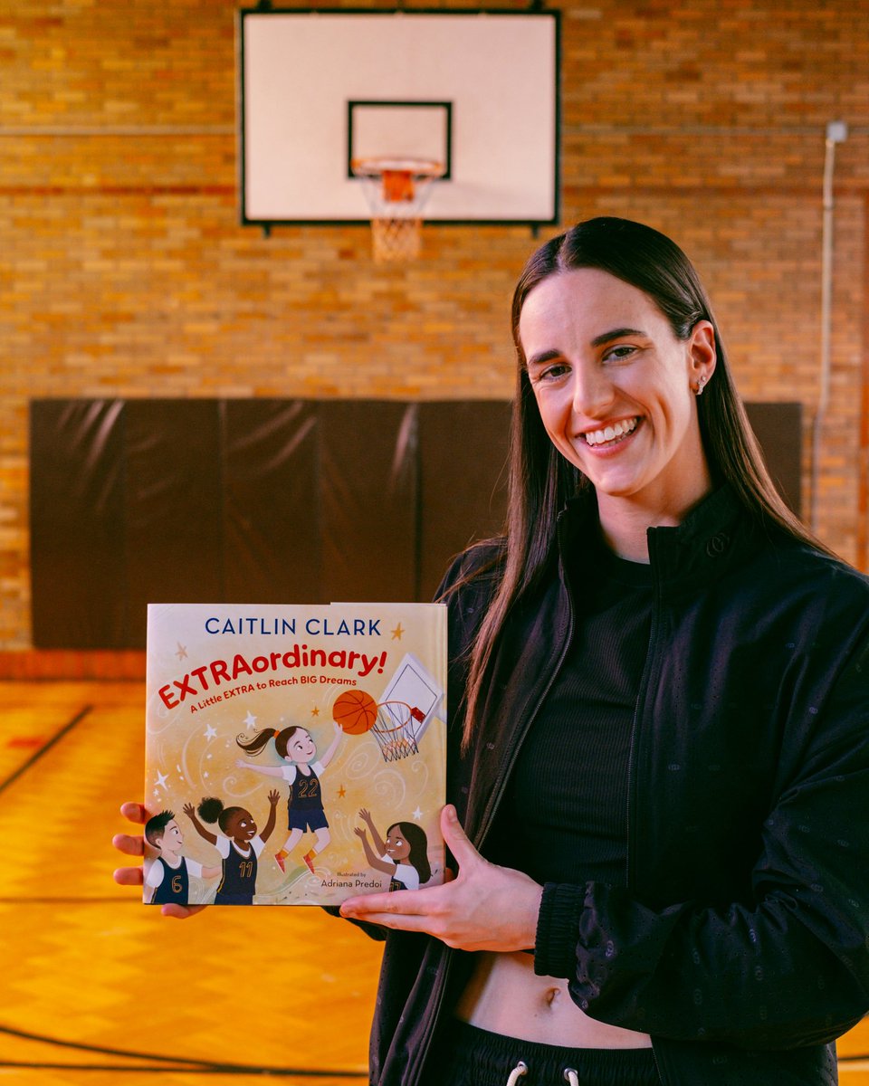 Caitlinclarke4's tweet photo. BIG NEWS! I wrote a picture book🥹

Illustrated by @adriillustration

Available wherever books are sold on November 3rd, 2026! 
Pre-order is available right away. HMU if you're interested in getting one. https://t.co/Xcb98UhZJV
