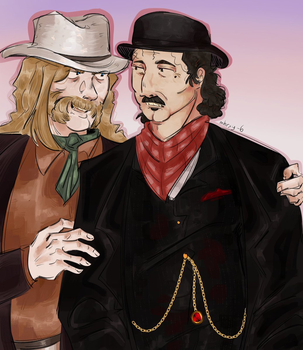 mhrxy_6's tweet photo. VanderBell bc i miss drawing VanderBell 
(Micah x Dutch)
#MicahBell #DutchVanDerLinde #rdr2 https://t.co/ONMDc64C5P