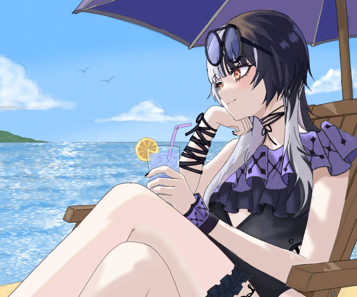 Kk1023_Ouka's tweet photo. 👁️‍🗨️🏖️
#ShiorinSketch https://t.co/wHVqFsKM65