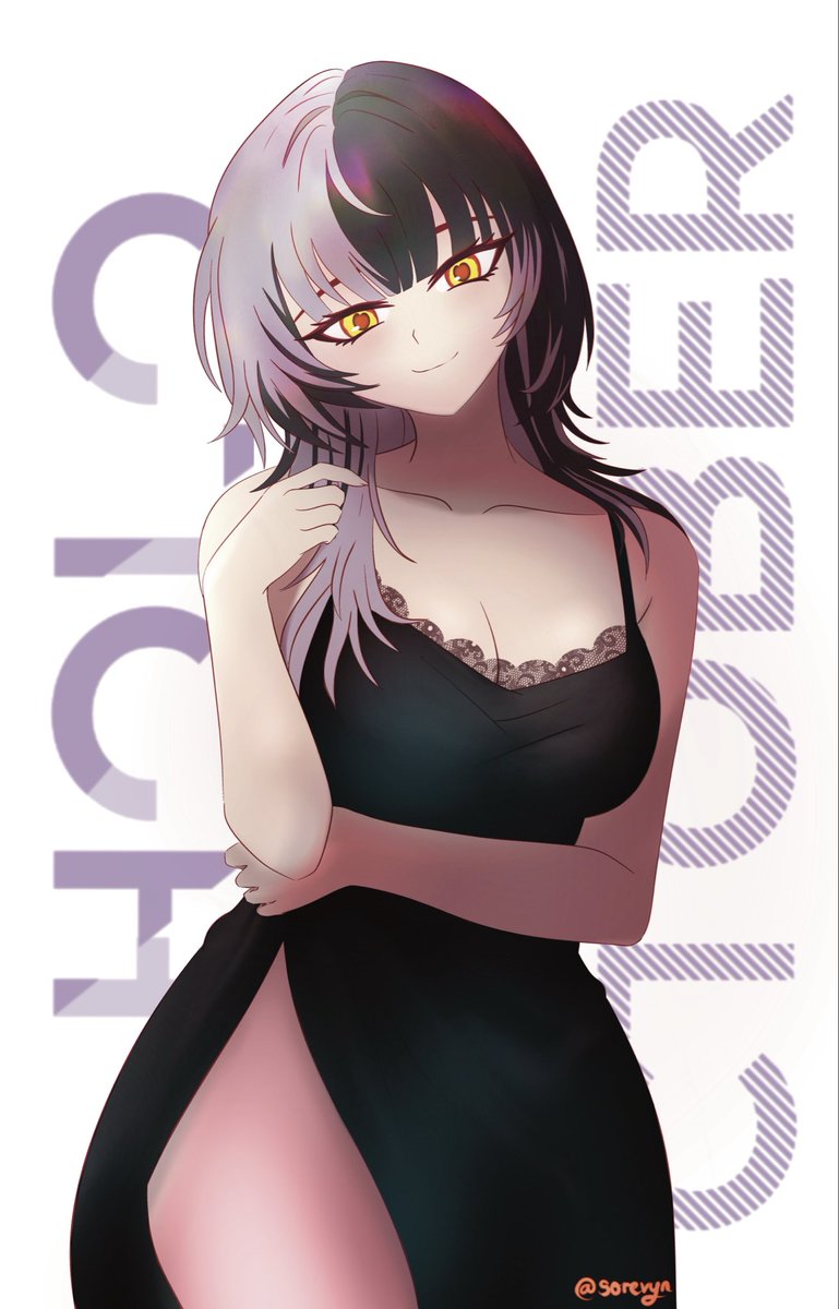 sorevyn's tweet photo. Day 03: Dress Shiori~
#holoctober #ShiorinSketch https://t.co/9T6ah5GqBL