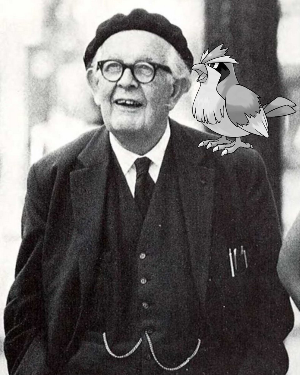 acervoarbok's tweet photo. Jean Piaget e Pidgey https://t.co/ix2C05ehIl