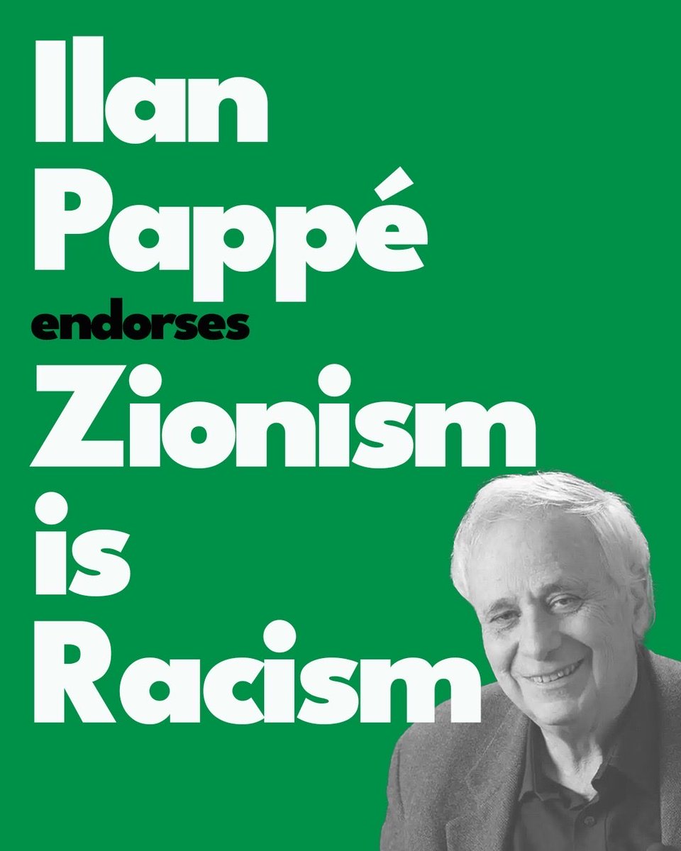 Greens4P's tweet photo. Ilan Pappé endorses Zionism is Racism!

Tomorrow we make history.

We are building an Anti-Zionist Green Party. https://t.co/gt9FaXpo4B