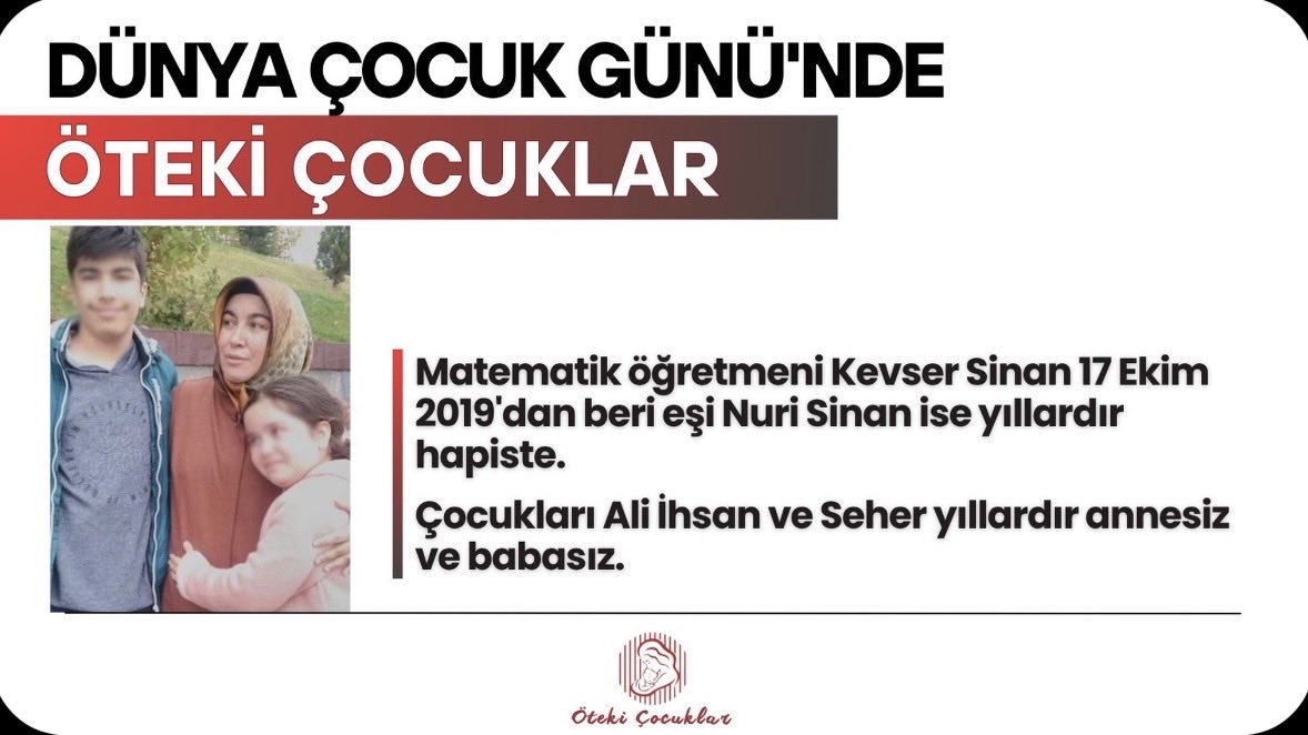 sema84023318's tweet photo. Kevser Sinan ve eşi 7 yıldır cezaevinde. Çocukları Ali İhsan ve Seher, 7 yıldır anne-baba hasretiyle büyüyor.

AİHM kararlarına rağmen bir aile daha parçalanıyor.

Bu hasret artık bitsin. Aileler kavuşsun!

BuMemleketin Çocukları https://t.co/LMQn1JsASL