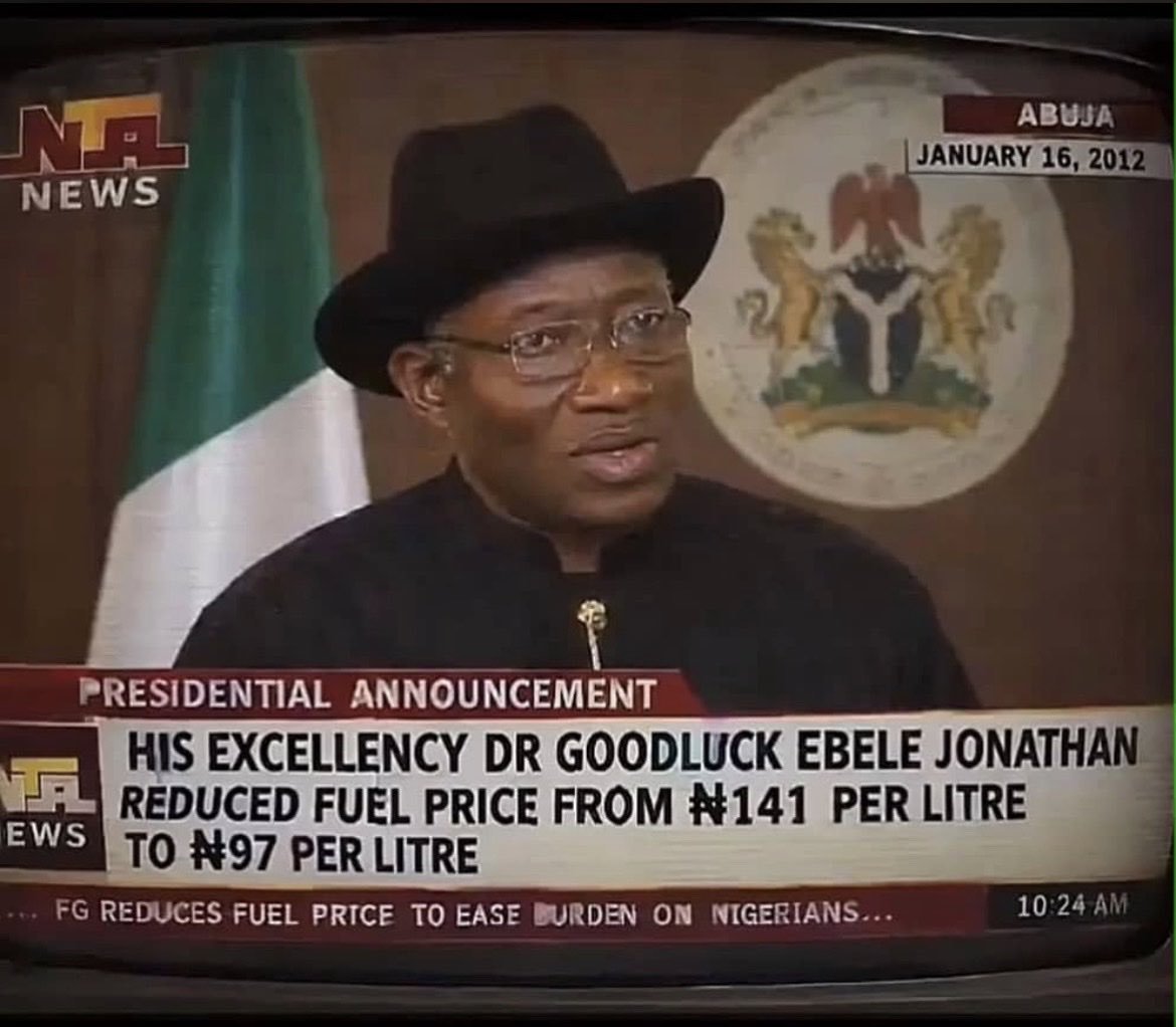 funkiestsholz's tweet photo. Am sure some people can't remember we got fuel less than 100naira and sometimes 65 naira https://t.co/eIaW7YMlkc