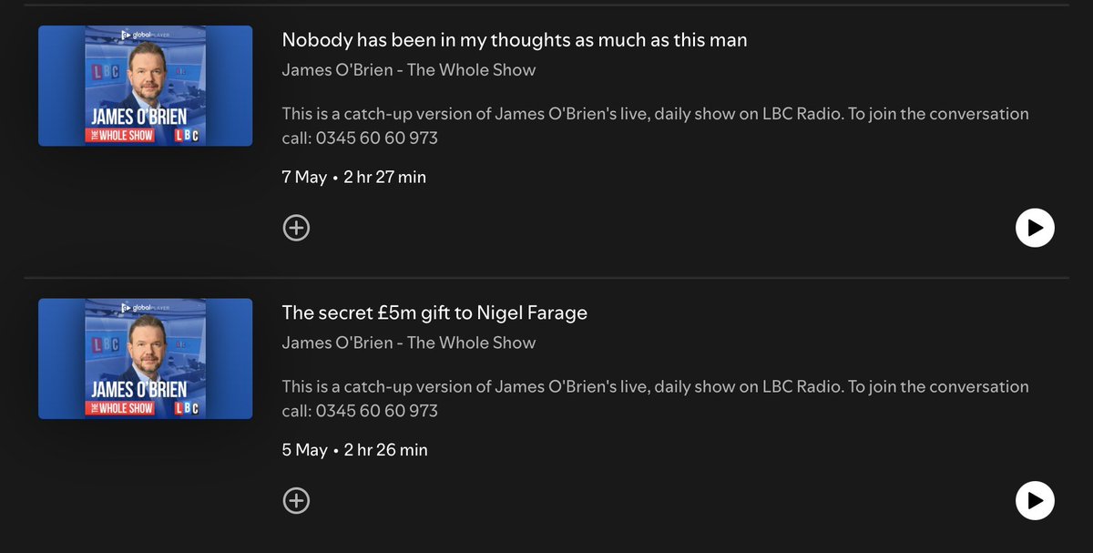 AngryBritishMum's tweet photo. • 6th May 2026, James O'Brien accused Nigel Farage of lying about terrorist attempts to fire bomb his home

• Today Joshua Kerry was charged with preparing terrorist acts against Nigel Farage

• Today @LBC deleted the 6 May 2026 James O'Brien show from @GlobalPlayer 🧐 #OBINGO https://t.co/lZ7msoSSbr