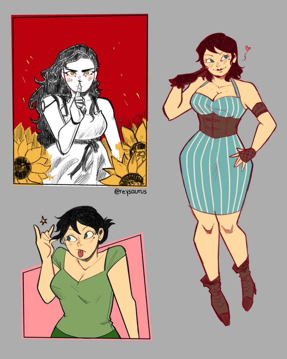 reysaurus's tweet photo. Sketches https://t.co/V4Z8HoP9IF