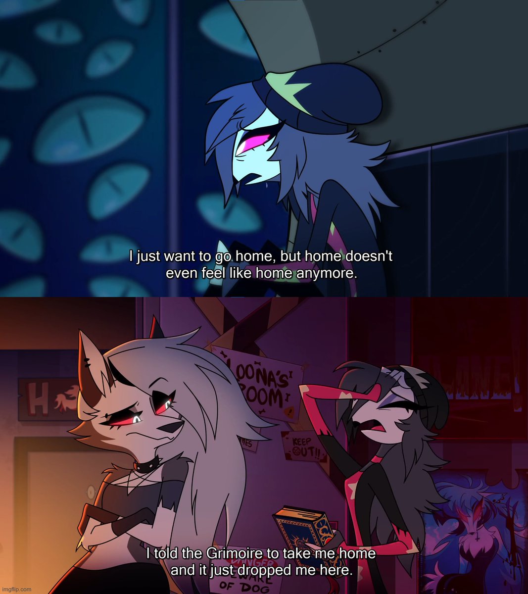 _Choco_torta's tweet photo. Oh mi niña, when you realize it..
#HelluvaBoss #Hellaverse #Loona #Octavia https://t.co/y1GRX0XSXC