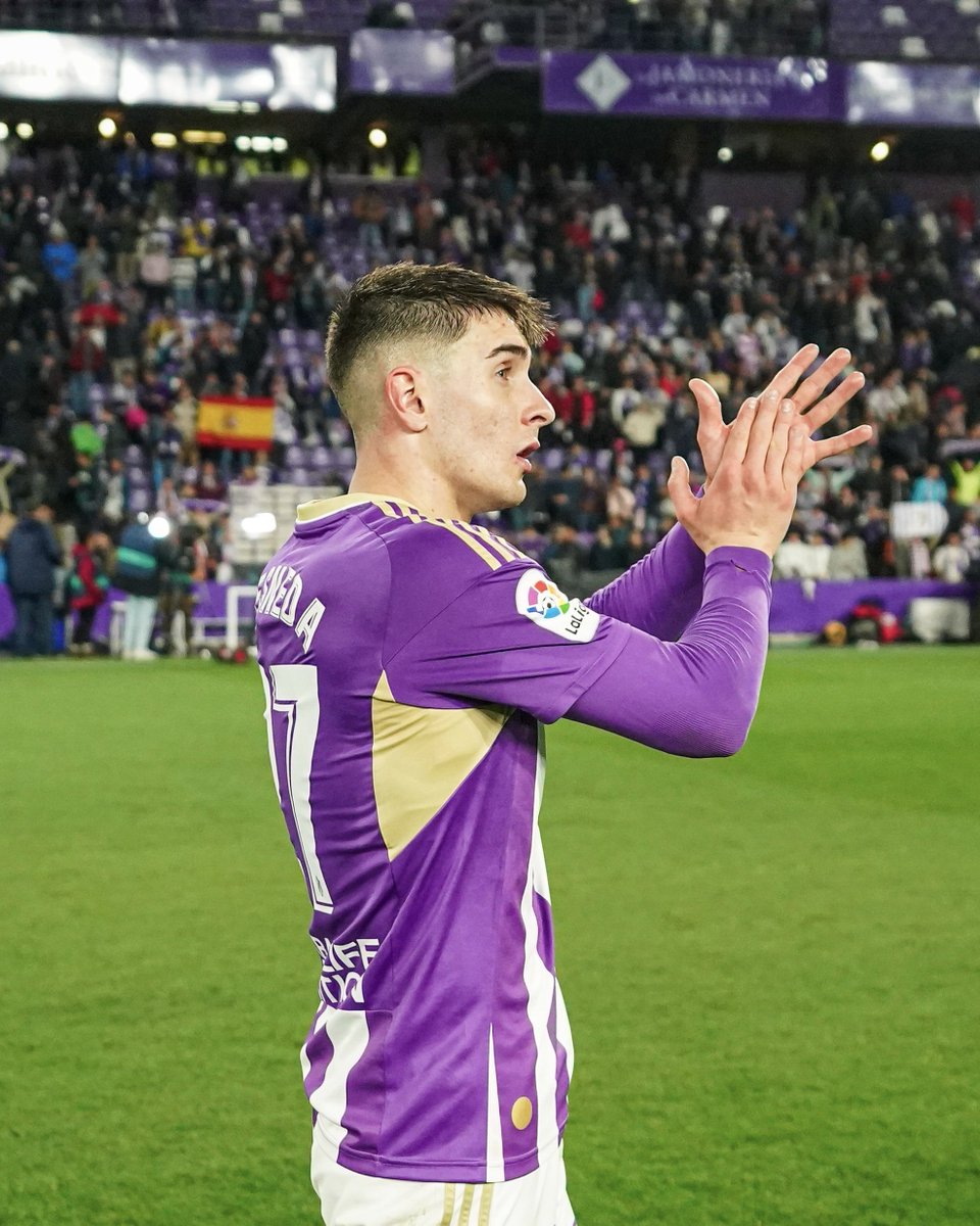 realvalladolid's tweet photo. 🇪🇸💜 Orgullosos de ti, @ivanfresneda_2 https://t.co/TYDzajnrxg