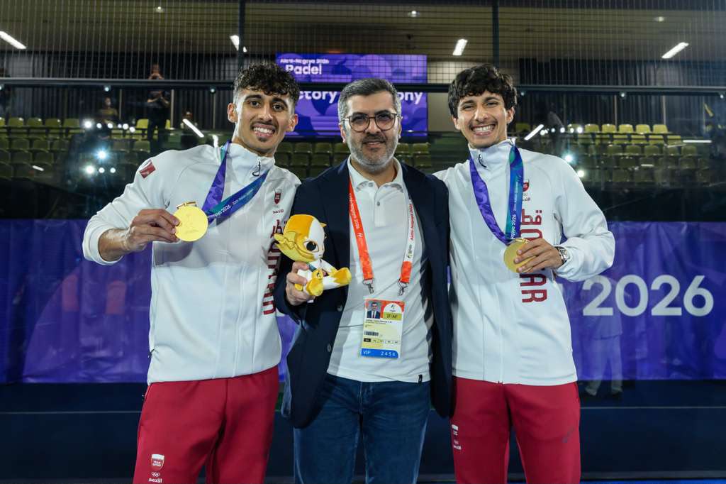 QNAEnglish's tweet photo. #Asian_Games: #Qatar Win Historic Padel Gold, Claim Third Straight Beach Volleyball Title
#QNA
https://t.co/DbVHdk2QJs https://t.co/OREsGsLT1X