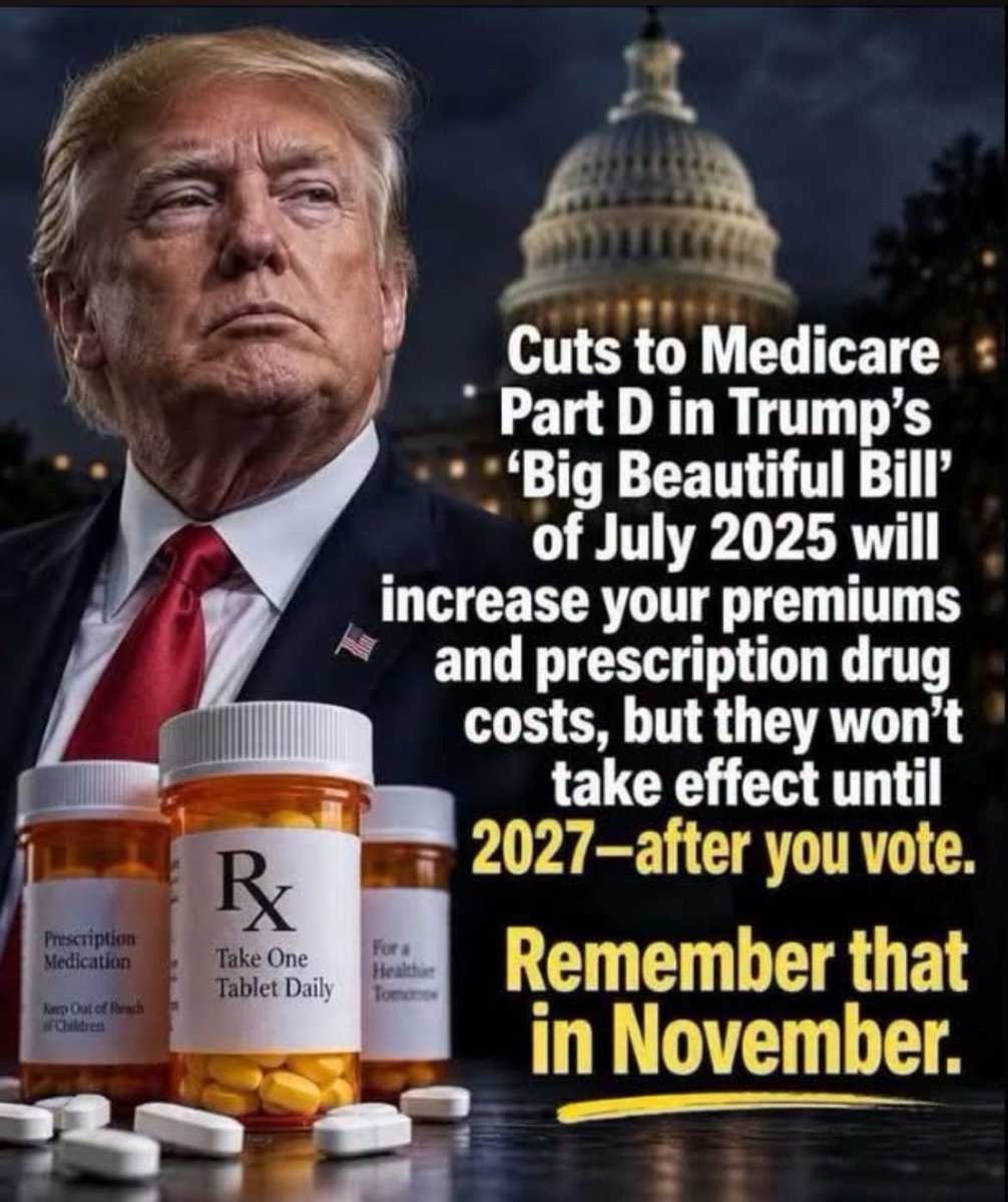 ChrisAlex13927's tweet photo. The GOP Thought Voters Were Too Stupid To Pay Attention… Their Last Tiered Cut Hits AFTER The Midterms! 

They Planned This LAST YEAR for Their ‘Big Beautiful Bill’. https://t.co/96ra3bQA4L