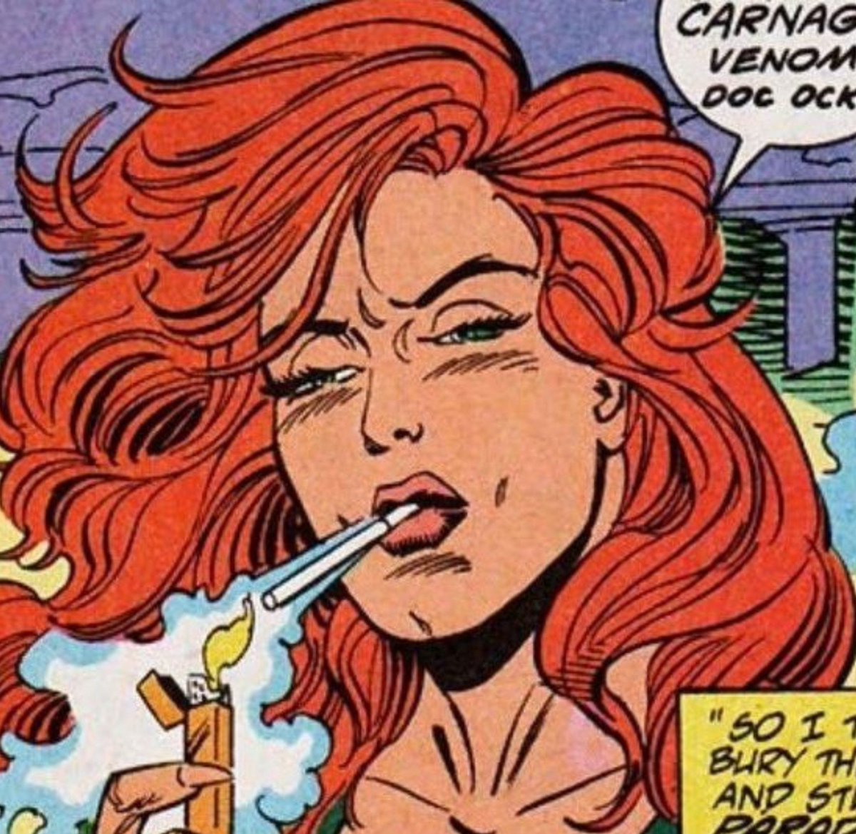 fentyheffa's tweet photo. female comic characters don't be fucking up a pack of newports like they used to that's why they're suffering now https://t.co/IuoLC3s2zN