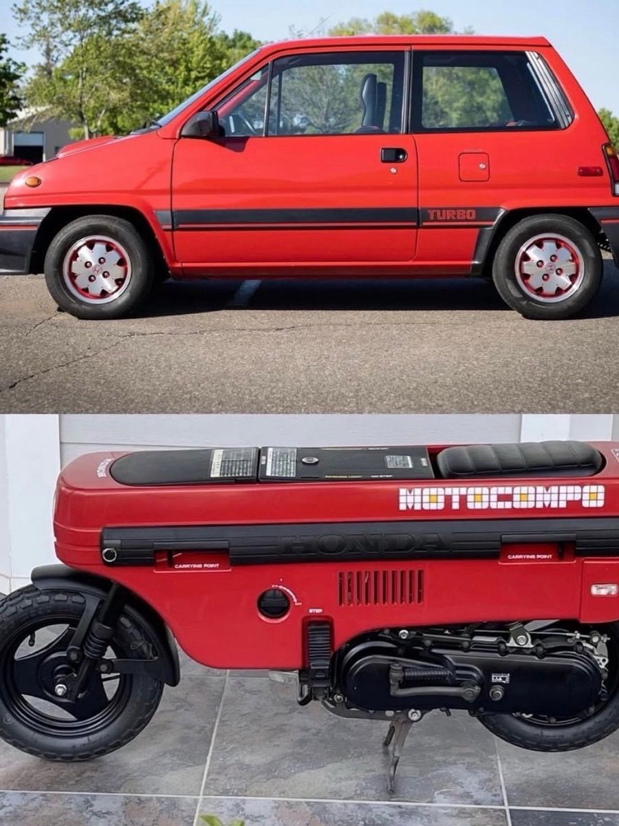 corporatelored's tweet photo. honda once built a motorcycle that fit inside your car https://t.co/nKdX8c9yPE