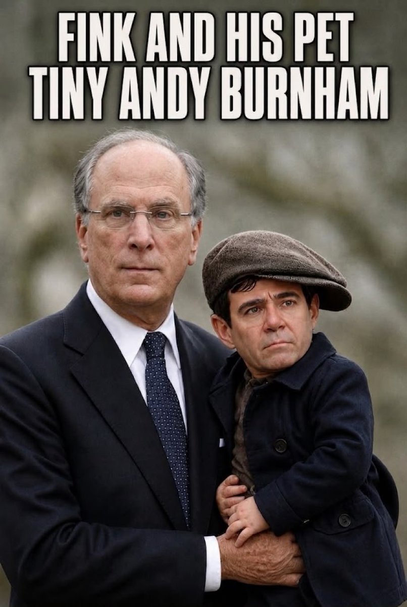 ABridgen's tweet photo. Larry Fink the Blackrock CEO and WEF chair regards all of our PMs as his pets just like his WEF predecessor Schwab did. 
Burnham, Starmer, Sunak, Johnson, May, Cameron , Brown and Blair were all under the control of the WEF. 
The WEF is the marketing arm of the ‘Epstein class’. https://t.co/VDAG4h8Wx1