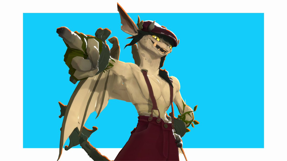 CustosSculptus's tweet photo. >>

…of the royalty and offers her big clawed hand with a look of a child, who was promised to go to a attraction park.

— Ye have the word of me tha’ your friends are my friends too! ‘N my words are set in stone, he-he-he! 

🎨: @/BoseAnim3D https://t.co/VItqqsQ39v