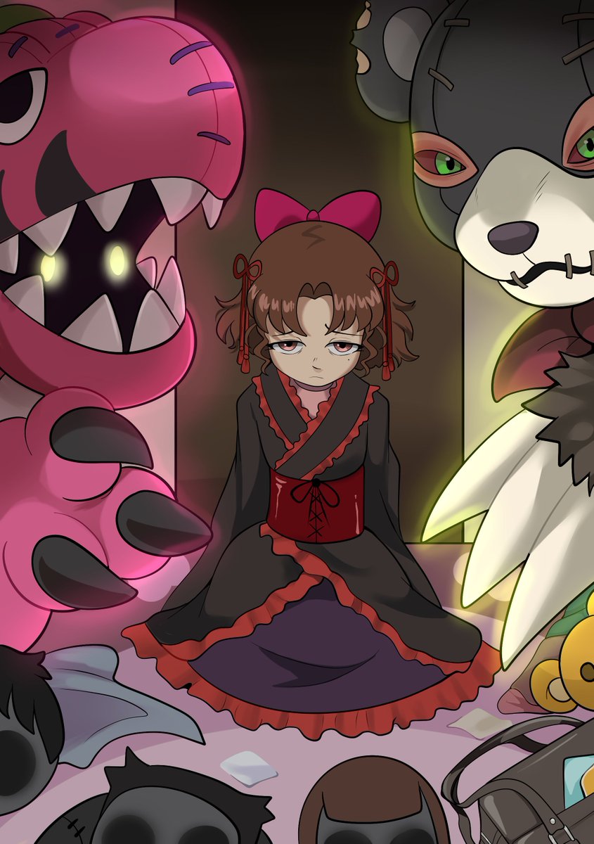 EctoDrool's tweet photo. My contribution to the @GG5thAni collab is based off of one of my fave episodes from Digimon Ghost Game! 

Ep 30 - BAD FRIEND 

Please enjoy all the art in this amazing zine! https://t.co/sNhMnHWYZT