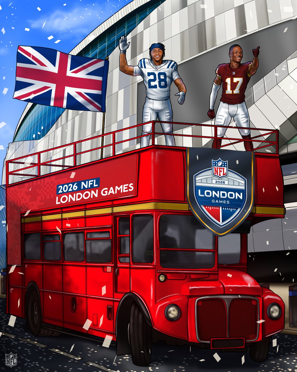 Next stop: London 📍

@​INDvsWAS – Sunday 9:30am ET on NFL Network
Stream on @​NFLPlus 
 [📷](https://pbs.twimg.com/media/HTul-UNbMAA1qsB.jpg) https://pbs.twimg