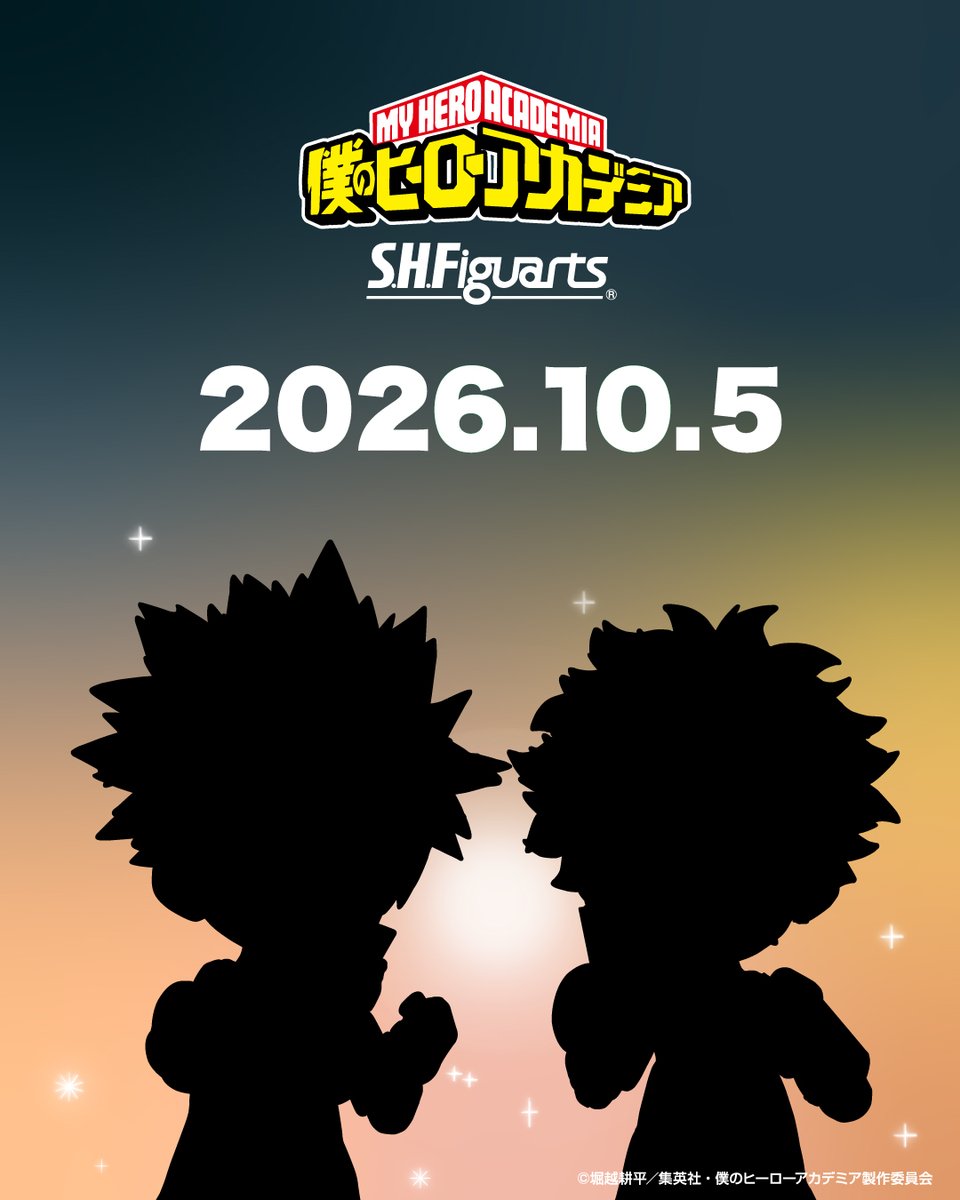 t_features's tweet photo. ◤￣￣￣￣￣￣
　2026.10.05
＿＿＿＿＿＿◢

#ヒロアカアーツ 新アイテム登場予定！
続報をお楽しみに！

#僕のヒーローアカデミア
#ヒロアカ #heroaca_a
#t_shf https://t.co/56bRwt7J6K