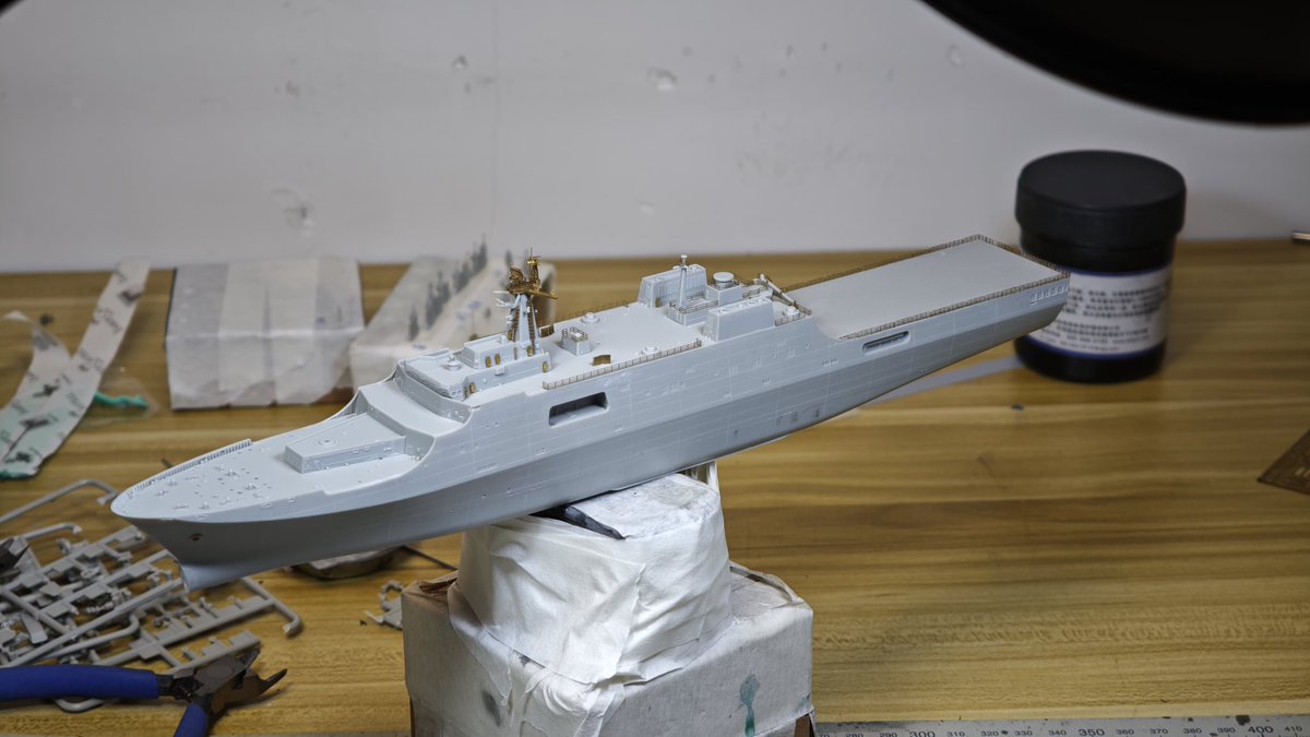 SHOKAKU_NANODAA's tweet photo. [1/700 Type 071 LPD WIP]

Start building the superstructure.

#scalemodel  #shipmodel #艦船模型 #scalemodelling #scalemodeling https://t.co/sng0tZYI6q