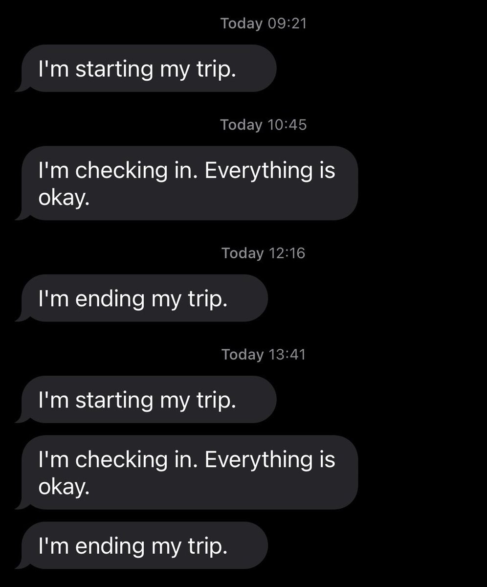 EpicMochizuki's tweet photo. My friend’s dad is out camping and keeps spamming them with check ins, it’s so funny 😭 https://t.co/IhsnppqTVv