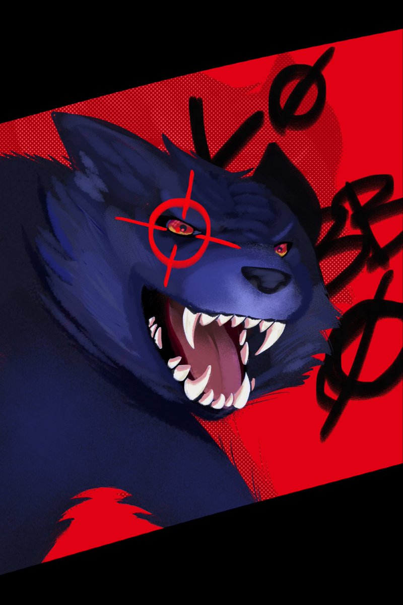 DannyShark_'s tweet photo. Día 3: Colmillos 🐺

Me encantó hacer esto 🥹
#fnafhstober2026 #FHS #FNAFHS https://t.co/FmxYg3pbul