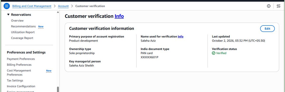harshdalwe's tweet photo. @AWSSupport @awscloud  Please help
its more than 24Hrs!
I cannot create a CloudFront distribution. 
Request ID: 61cfc846-76ca-4bcb-899a-ca64f9f66314 https://t.co/KLXKrEd03L