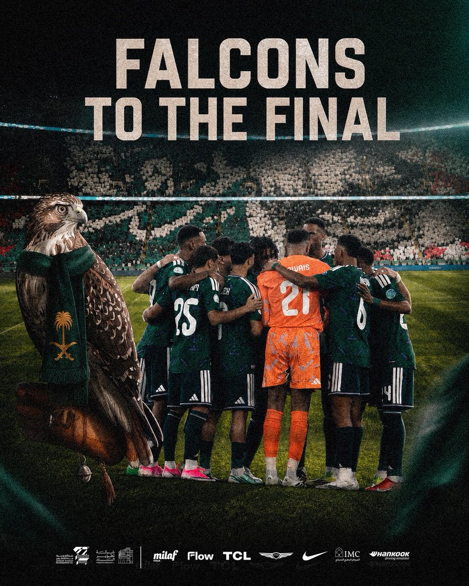 ittihad_en's tweet photo. Congratulations to our National Team 🦅
To The Final 🇸🇦💪 https://t.co/Ml4sPGN7ut