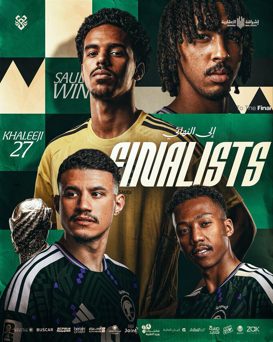 AlKholoodClub's tweet photo. انشـهد أنكـم .. عـز و فخـر

الأخضر إلى نهائي الخليج 👏🏻🇸🇦

#هذا_الأخضر | #خليجي27 https://t.co/mQ62hhgtxG
