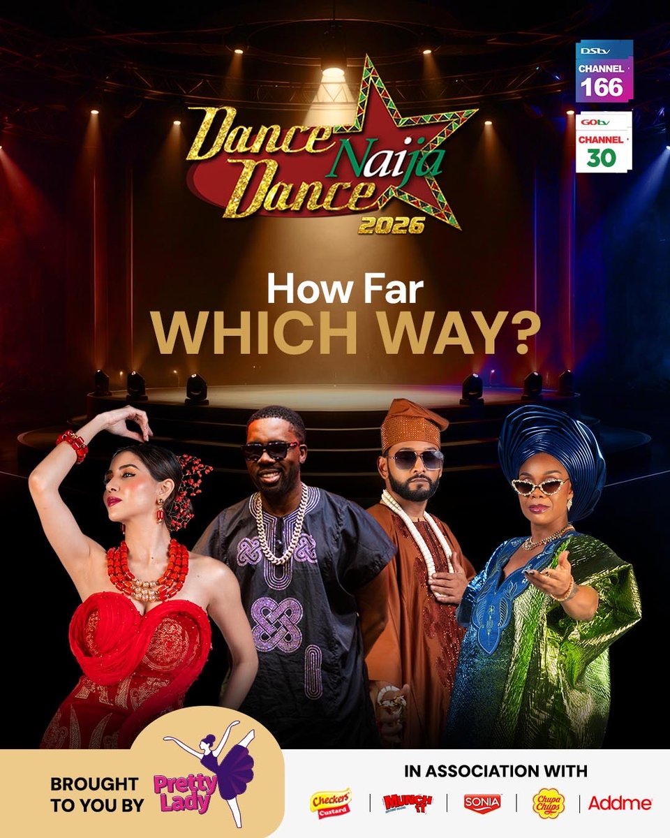 ZeeWorldAfrica's tweet photo. Naija, your favorite reality dance show is back on Zee World!
From unique moves, to emotional moments, Dance Naija Dance Season 5 is bringing it all.
Who will win 10 million Naira? Tune in at 8PM tonight on DStv166 or GOtv30
#ZeeWorldAfrica #DanceNaijaDanceS5 #DNDS5 https://t.co/TZmdwmhYam