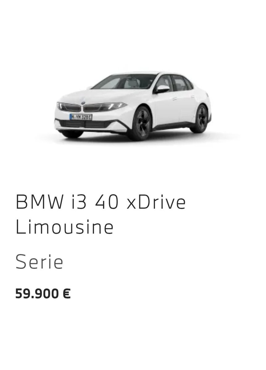 d_kinimo's tweet photo. 🇩🇪 ist so back mit @BMW 💪 ! 
Nur 10000 € teurer als der direkte Konkurrent
@teslaeurope Model 3, dafür aber mit 70 PS weniger und ohne:
Matrix-LED 
Ledersitze
Panorama-Glasdach
Premium-Soundsystem mit Subwoofern
Display in der zweiten Sitzreihe
Sitzbelüftung vorn
Sitzheizung hinten
Lenkradheizung
elektrische Heckklappe
und keine Option auf FSD
🥳