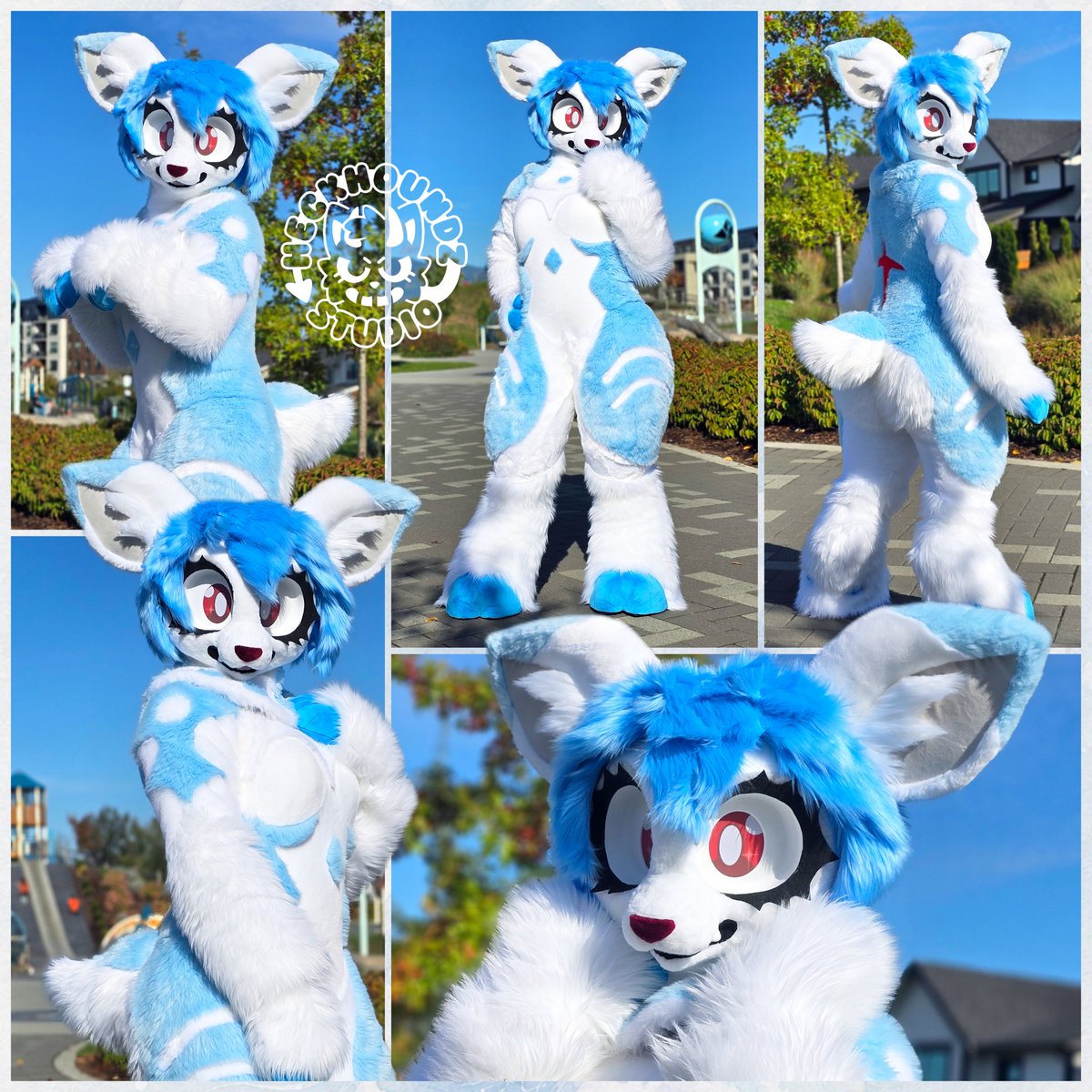 heckhoundzstudi's tweet photo. Meet Rei, an evangelion themed Sika deer for @LessThanLucy
This Rei(ndeer) was my first hooved fullsuit in a while!
I'm so thrilled that this girlie is finally real after months of planning! https://t.co/6U589gDoUp