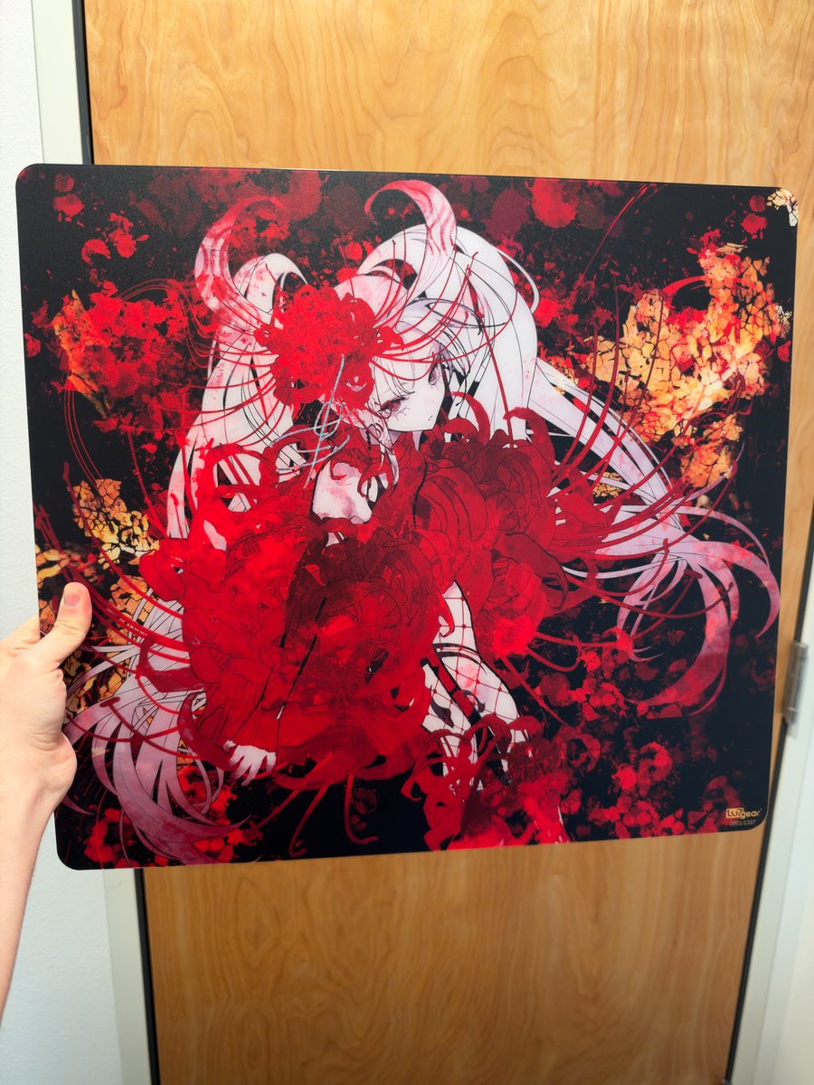 1337GEARGG's tweet photo. Here is LILY.

500 × 450mm
Japanese NSG Glanova 1.1mm Glass
Control Surface · Uncoated
4K UHD Artwork — Crystal Clear, No Blur
Custom Burgundy Silicone Base

Art by @iloha_24

Built for endless precision.
Built to last.

Reviewer applications link in the comments! https://t.co/grinProoKl